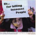 Ein Kind demonstriert im Gaza für ein Ende der Gewalt, Foto: action press